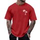 thumbnail image 1 of Tops para hombre, blusas y camisas de manga corta con cuello redondo para hombre, camisetas casuales con estampado de moda para hombre, blusa de manga corta, blusa de poliéster para hombre., 1 of 5