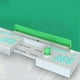thumbnail image 1 of Arcade Fight Stick Plug and Play USB Interface 2 Player Joystick Controller for Switch Console White, 1 of 1