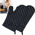 thumbnail image 1 of Ofenhandschuhe und Topflappen Küche, Ofenhandschuhe, Anti-Hitze Silikon Ofenhandschuh hitzebeständig und rutschfest, geeignet zum Backen, Grillen, 1 P, 1 of 5