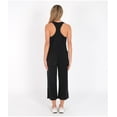 thumbnail image 2 of Hurley Women's Scoop Neck Cropped Jumpsuit, Caviar, Large, 2 of 3