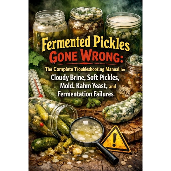 Fermented Pickles Gone Wrong: The Complete Troubleshooting Manual for Cloudy Brine, Soft Pickles, Mold, Kahm Yeast, and , (Paperback)