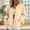 Khaki, variant on Women's Color-Block Baseball Jacket with Drop Shoulder, Button Front & Pockets