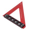 thumbnail image 4 of Escuadra de carpintero, escuadra de carpintero, regla de precisión de aluminio para carpintería, herramienta de escuadra de carpintero multifuncional, 4 of 9