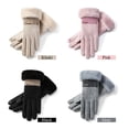 thumbnail image 2 of Winter Warm Wool Gloves for Women Touchscreen Texting Gloves Mittens, 2 of 8