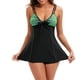 thumbnail image 1 of Conjunto de tankini con tiras en la espalda para mujer, traje de baño de dos piezas, ropa de playa Fridja nalpqowj51198, 1 of 7