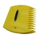 thumbnail image 1 of recogedoras de hojas, rastrillos manuales versátiles, herramienta de jardinería para limpiar basura, escombros de césped, esparcir mantillo en Rectángulo amarillo, 1 of 8