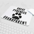 thumbnail image 5 of CafePress - Great Pyrenees Grandparent Mousepad - Non-slip Rubber Mousepad, Gaming Mouse Pad, 5 of 6