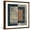 Brown Frame, variant on Art.com Primitive II Art Print by Moira Hershey, 16" x 16"