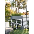 thumbnail image 6 of Veradek Demi Series Railing 36" Plastic-Stone Planter - (Grey/1 Pack), 6 of 9