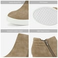 thumbnail image 2 of Dream Pairs Women's Platform Wedge Sneaker Ankle Booties, 2 of 6