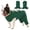 Green, variant on IECOii Dog Surgery Recovery Suit for Female Or Male Dogs,Post Surgery Dog Onesies for Spay Neuter,Small Dog Surgical Suit for Abdominal Wound and Rear Leg,Dogs E-Collar & Cone Alternative,S-Rosered