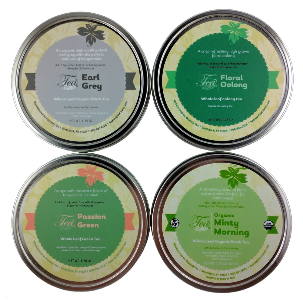 Heavenly Tea Leaves Loose Leaf Office Tea Sampler, 4 Count Walmart
