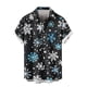 thumbnail image 4 of Blusa y camisa de manga corta con cuello vuelto para hombre, blusa informal de moda con cuello vuelto, blusa estampada de manga corta con botones, blusa de poliéster para hombre, 4 of 6