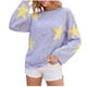 thumbnail image 2 of Puntoco Suéter Otoño Moda Mujer Rounk Cuello Manga Larga Casual Impresión Blusa Sudadera Navidad Liquidación Puntoco Puntoco-1546, 2 of 9