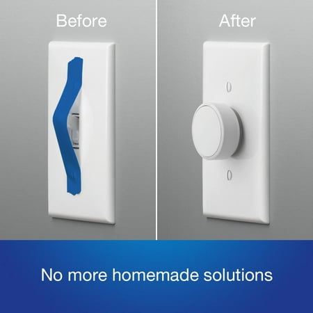 Lutron - Aurora Smart Bulb Dimmer Switch for Philips Hue Smart Bulbs - White