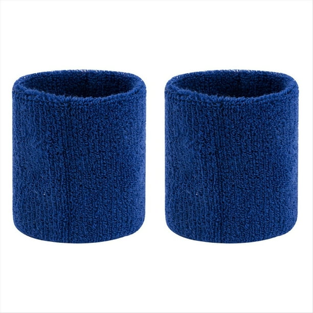 1 Par de Muñequeras Deportivas Muñequeras Muñequeras Muñequeras Elásticas para Hombres y Mujeres Tenis Azul