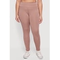 thumbnail image 3 of Women's Plus Size Solid High Waisted Leggings with Cell Phone Pockets, 3 of 5