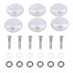 thumbnail image 1 of 6PCS Tuning Key Button Electric Guitar Tuners Machine Head Replacement Button Tuners Machine Handle White, 1 of 4