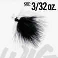 thumbnail image 2 of 6th Sense Wig Jig Hand-Tied Marabou Jig Smallmouth Fishing Lure 3/32 oz with #2 Hook Size, 2 of 8