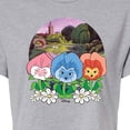 thumbnail image 3 of Disney - Alice In Wonderland - Flower Row - Juniors Cropped Cotton Blend T-Shirt, 3 of 5