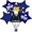 Navy Blue, variant on PMU Graduation Jumping Smiley Grad Balloon Bouquet | Jumping Grad Mylar Balloons | Jump for Joy Graduation Smiley Grad Balloon | Grad Foil Balloons | Navy Blue (5/Pkg) Pkg/1
