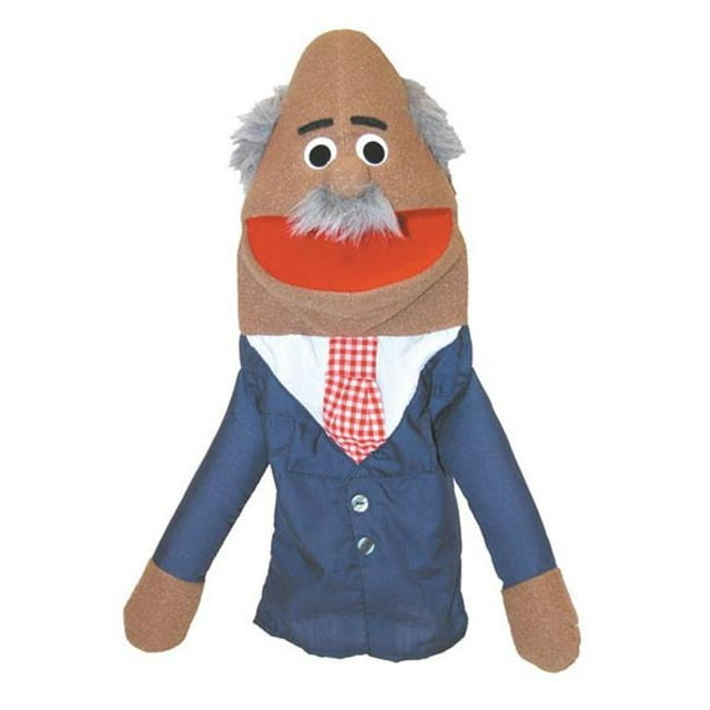 Kids Grandpa Puppet Caucasian