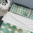 thumbnail image 4 of Designart 'Turquoise Watercolor geometrical I' Geometric Duvet Cover Set, 4 of 4