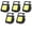 5pcs, variant on From Xiao Bei strict selection Mini Magnetic COB Keychain Light 1-10pcs Bright USB Rechargeable Flashlight 3 Light Modes Portable Folding Bracket Work Lamp