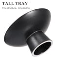 thumbnail image 6 of ceramic fruit bowl cake holder: black decorative fruit holder for kitchen or centerpiece table decor serving bowls for breads or fruits, 6 of 6