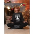 thumbnail image 2 of Santa's Naughty List Christmas Women's Sweatshirt, 2 of 4