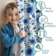 thumbnail image 3 of Blackout Kids Curtains,Pioneer Flower Floral Print Pattern Childrens Insulated Curtains Set Of 2,Bedroom Essentials,Toddler Room Decor 52"x63", 3 of 5