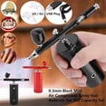 thumbnail image 4 of Portable Mini Air Compressor Kit  Rechargeable Airbrush Paint Spray Gun for Nail Art  Tattoo  Craft  Cake，Black, 4 of 4