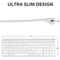 thumbnail image 7 of iClever GK03 Wireless Keyboard and Mouse Combo - 2.4G Portable Wireless Keyboard Mouse, Rechargeable Ergonomic Design Full Size Slim Thin Stable Connection Keyboard for Windows 7/8/10, Mac OS, 7 of 7
