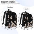 thumbnail image 3 of Yiaed Japanese White Crane Print Backpack, Premium Laptop Backpack, Travel Backpack for Women, Lightweight Backpacks, Comfortable Back Pack-Small, 3 of 7
