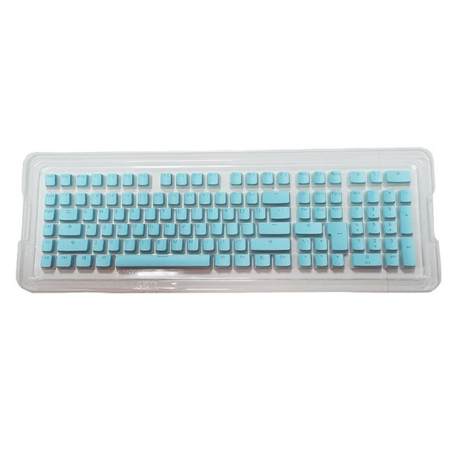 ruzhgo 117 Pieces Mechanical Keyboard Keycaps Laptop Key Cap Replacement Removable Typewriter PC Pudding Decoration Accessories