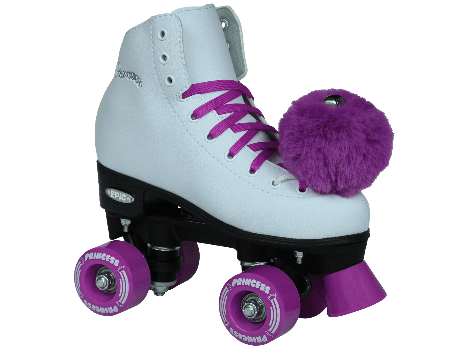 Skate Gear Cute Quad Roller Skates for Kids and Adults Purple 