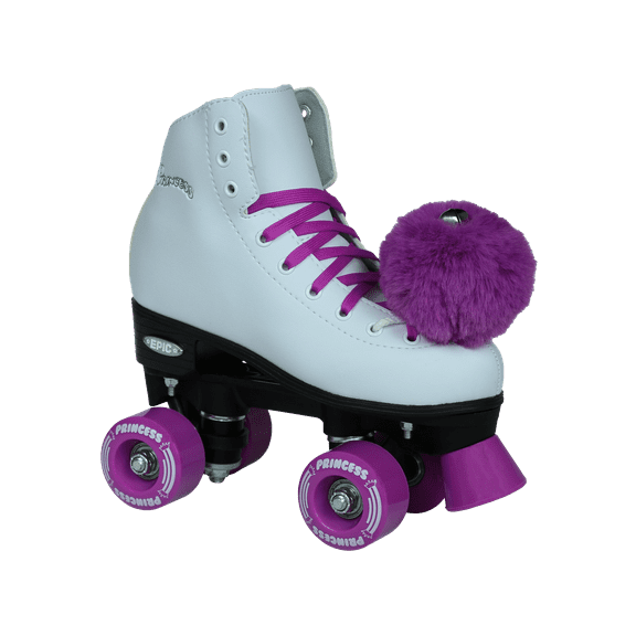 Epic Purple Princess Quad Roller Skates