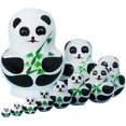 thumbnail image 4 of Russian Panda Matryoshka 10 layers, 4 of 5