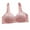 Khaki, variant on Diufon Wireless Comfortable Bra for Women Seamless Wide Strap Deep V Neck Bras Ladies Support Push Up Bralettes