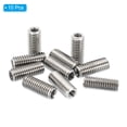 thumbnail image 3 of Unique Bargains Adaptateurs Filetage Manchon Réducteur Écrou M5x0,8 Mâle à M3x0.5 Femelle pour Réparer Insert Écrou Vis Réducteur 12mm 10 Pcs, 3 of 5