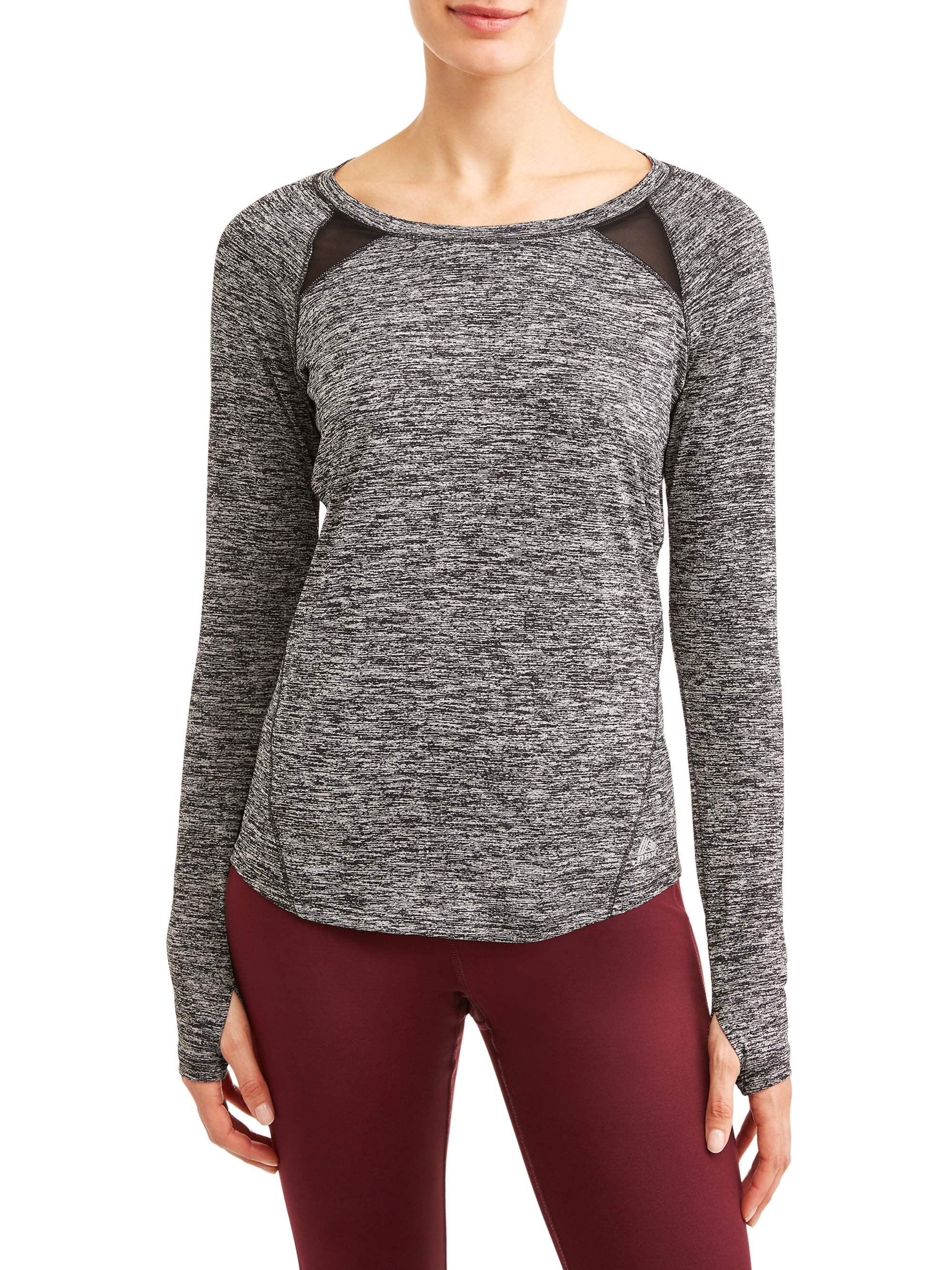 Women's Active Long Sleeve W/ Mesh
