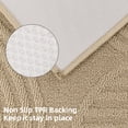 thumbnail image 4 of Enyhom Beige 3Pcs Kitchen Rugs Machine Washable Non Slip Anti Pollution Geometric High-Low Cut Design Kitchen Mats Used for Sinks,Hallway, 4 of 7