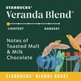 thumbnail image 2 of Starbucks K-Cup Coffee Pods, Starbucks Blonde Roast Coffee, Veranda Blend For Keurig Brewers, 100% Arabica, 4 Boxes (96 Pods Total) Packaging May Vary, 2 of 3