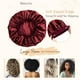 thumbnail image 4 of Gorro de seda YANIBEST para dormir, satén de doble capa, para mujeres, 4 of 7