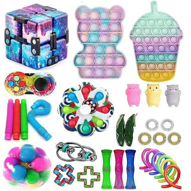 Juguete sensorial Push Bubble Fidget para aliviar el estrés del autismo
