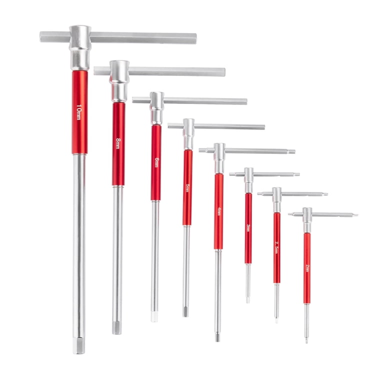 Hyper Tough Heavy-Duty T-Handle Hex Key Set, 8 Pieces - Walmart.com