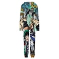 thumbnail image 5 of My Hero Academia Unisex Onesie Pajamas Zipper Jumpsuit Hooded One Piece Sleepwear for Family Mens Womens, 5 of 8