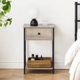thumbnail image 6 of End Table Nightstand with Drawer and Storage Shelf Side Table Bedside Tables for Living Room Bedroom, Easy to Install, 6 of 9