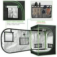 thumbnail image 4 of Wangbujianwang 2x2 Small Grow Tent, High Reflective Mylar Hydroponic Growing System, 24" x 24" x 36" Indoor Growing Tent Greenhouse Box Kit w/Window & Tray, Home Plant Farmer Flower,  Veg Grow Box, 4 of 9