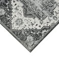 thumbnail image 3 of Luxee Designs Alexandria Collection 2x6 Runner Rug, Medallion Rugs for Laundry Room, Entryway, Bathroom, Kitchen, Pet Friendly, Low Pile, High Traffic Area, Stain Resistance - Ivory/Gray, 3 of 5